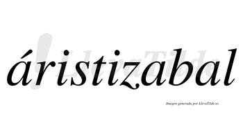 Áristizabal  lleva tilde con vocal tónica en la primera «a»