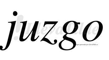 Juzgo  no lleva tilde con vocal tónica en la «u»