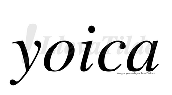 Yoica  no lleva tilde con vocal tónica en la «o»