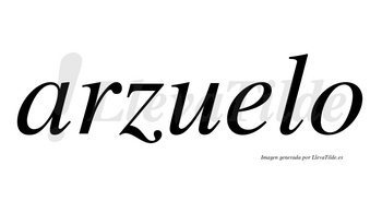 Arzuelo  no lleva tilde con vocal tónica en la «e»