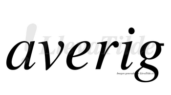 Averig  no lleva tilde con vocal tónica en la «i»