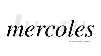 Mercoles no lleva tilde con vocal tónica en la «o»