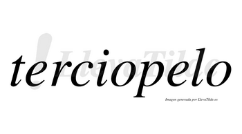 Terciopelo  no lleva tilde con vocal tónica en la segunda «e»