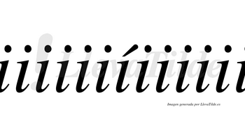 Iiiiiiiíiiiiiii  lleva tilde con vocal tónica en esa «i»