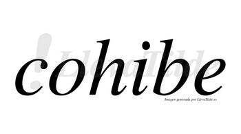 Cohibe no lleva tilde con vocal tónica en la «o»