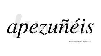 Apezuñéis  lleva tilde con vocal tónica en la segunda «e»