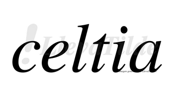Celtia no lleva tilde con vocal tónica en la «e»