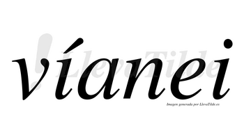 Víanei  lleva tilde con vocal tónica en la primera «i»
