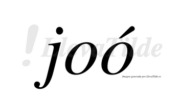 Joó  lleva tilde con vocal tónica en la segunda «o»