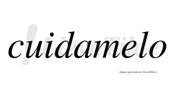 Cuidamelo no lleva tilde con vocal tónica en la «e»