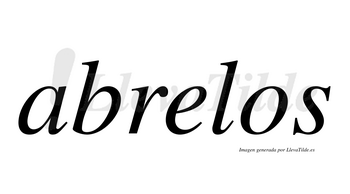 Abrelos  no lleva tilde con vocal tónica en la «e»
