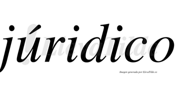 Júridico lleva tilde con vocal tónica en la «u»