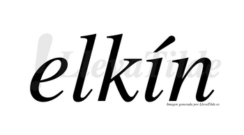 Elkín  lleva tilde con vocal tónica en la «i»