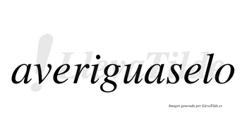 Averiguaselo  no lleva tilde con vocal tónica en la segunda «e»