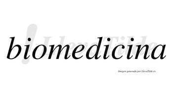 Biomedicina no lleva tilde con vocal tónica en la tercera «i»