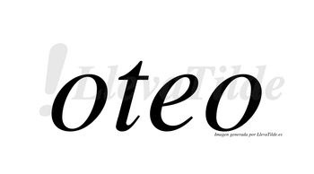 Oteo  no lleva tilde con vocal tónica en la «e»
