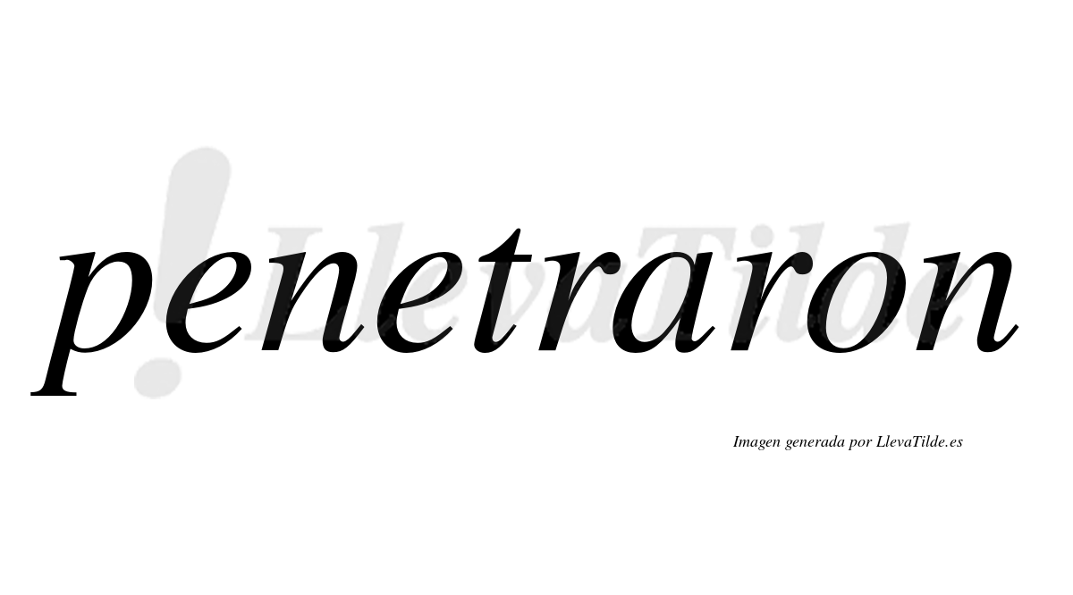 Penetraron