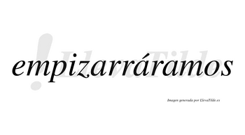 Empizarráramos  lleva tilde con vocal tónica en la segunda «a»