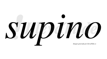Supino no lleva tilde con vocal tónica en la «i»