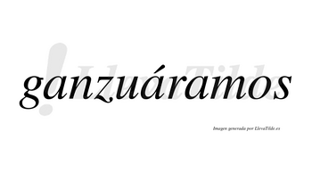 Ganzuáramos  lleva tilde con vocal tónica en la segunda «a»