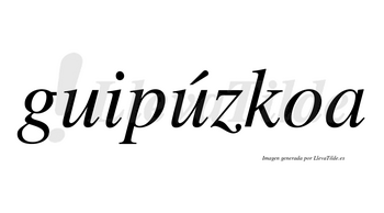 Guipúzkoa  lleva tilde con vocal tónica en la segunda «u»