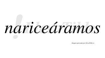 Nariceáramos  lleva tilde con vocal tónica en la segunda «a»