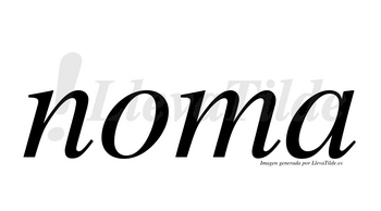 Noma  no lleva tilde con vocal tónica en la «o»
