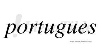 Portugues no lleva tilde con vocal tónica en la primera «u»