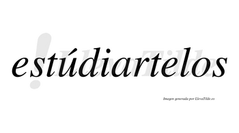 Estúdiartelos lleva tilde con vocal tónica en la «u»