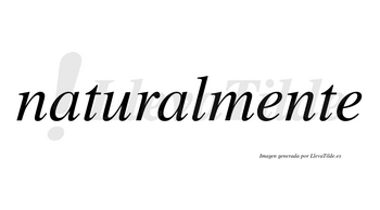 Natural no lleva tilde con vocal tónica en la segunda «a»