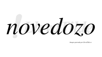 Novedozo no lleva tilde con vocal tónica en la segunda «o»