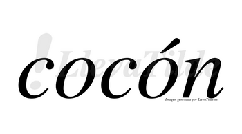 Cocón lleva tilde con vocal tónica en la segunda «o»