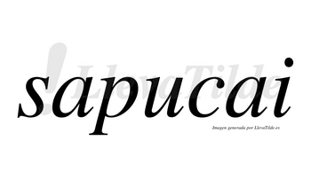 Sapucai no lleva tilde con vocal tónica en la «u»