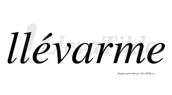 Llévarme  lleva tilde con vocal tónica en la primera «e»