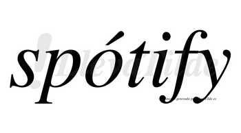 Spótify  lleva tilde con vocal tónica en la «o»