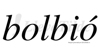 Bolbió  lleva tilde con vocal tónica en la segunda «o»
