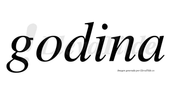 Godina no lleva tilde con vocal tónica en la «i»