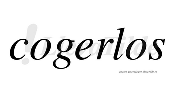 Cogerlos no lleva tilde con vocal tónica en la «e»