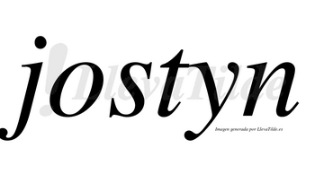 Jostyn no lleva tilde con vocal tónica en la «o»