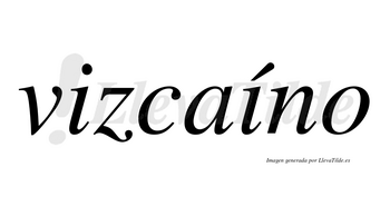 Vizcaíno  lleva tilde con vocal tónica en la segunda «i»