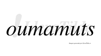 Oumamuts  no lleva tilde con vocal tónica en la segunda «u»