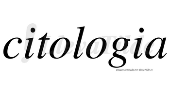 Citologia no lleva tilde con vocal tónica en la segunda «o»