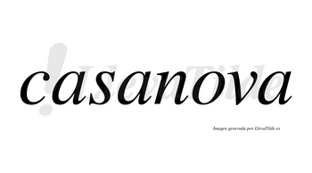 Casanova  no lleva tilde con vocal tónica en la «o»