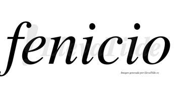 Fenicio  no lleva tilde con vocal tónica en la primera «i»