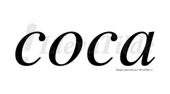 Coca no lleva tilde con vocal tónica en la «o»