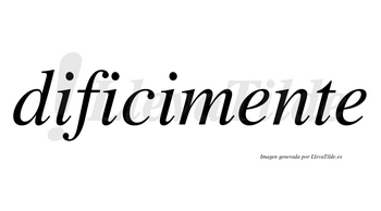 Difici no lleva tilde con vocal tónica en la segunda «i»