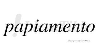 Papiamento no lleva tilde con vocal tónica en la «e»