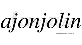 Ajonjolin no lleva tilde con vocal tónica en la segunda «o»
