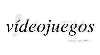 Vídeojuegos lleva tilde con vocal tónica en la «i»