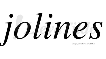 Jolines  no lleva tilde con vocal tónica en la «i»